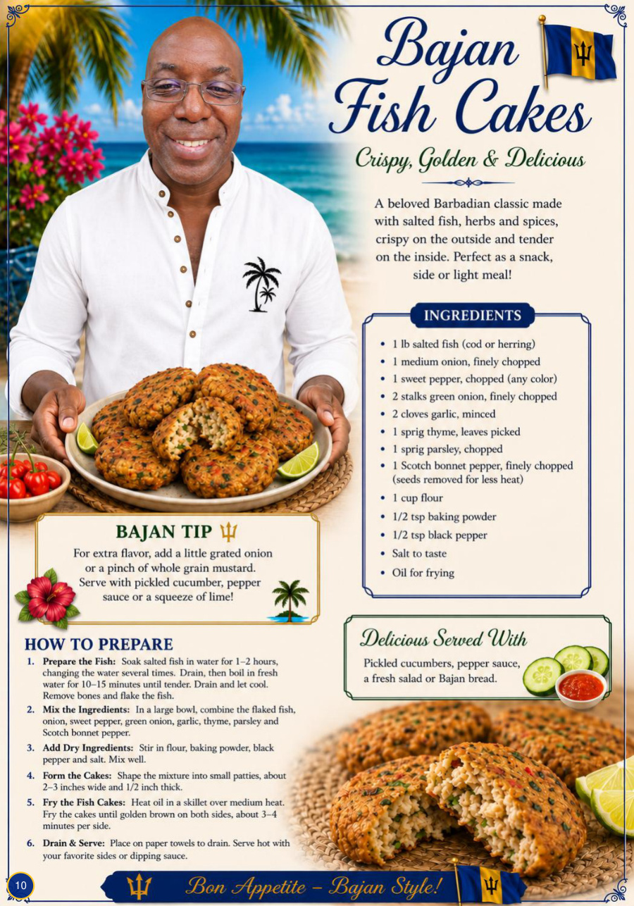 Bajan Fish Cakes recipe page preview